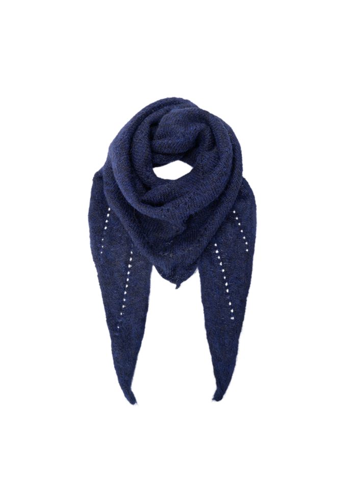 Black colour Dell Knitted Mini Scarf