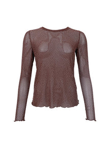 Black Colour - Alexis Tee with stones