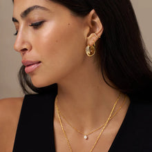 Load image into Gallery viewer, Orelia. - Interlocking Hoop Earrings
