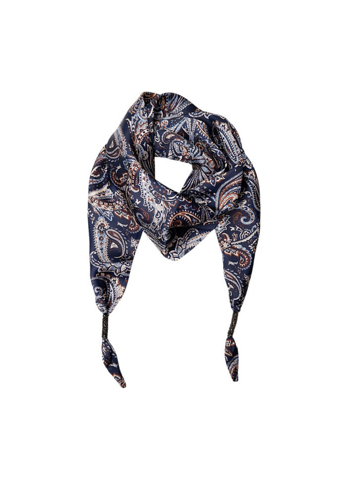Black Colour Fenella Mini Scarf