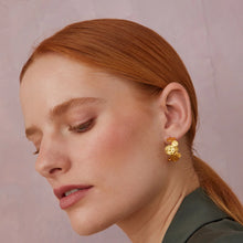 Load image into Gallery viewer, Ashiana - Flora Hoop Earrings
