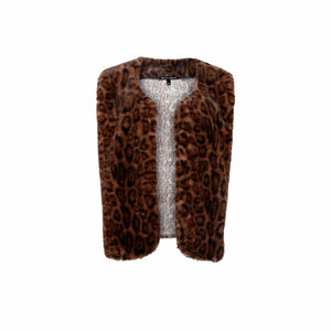 Black Colour - Shanti Vest Brown Leo