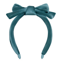 Load image into Gallery viewer, Mimi &amp; Lula- Velvet edie bow headband
