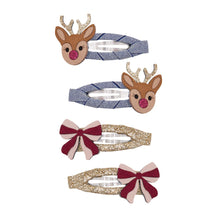 Load image into Gallery viewer, Mimi &amp; Lula - Rudolph and bow clips
