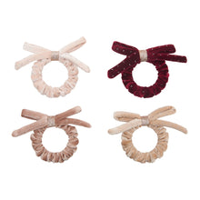 Load image into Gallery viewer, Mimi &amp; Lula - Velvet bow scrunchies
