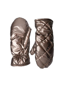 Black Colour Paloma Quilted Mittens