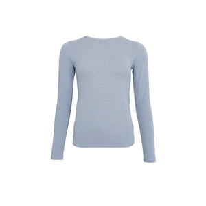 Black Colour - Lurex Long Sleeve Top