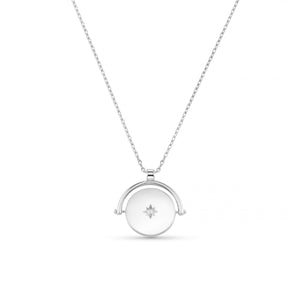 Orelia- Starburst Coin Spinner Necklace