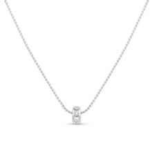 Load image into Gallery viewer, Orelia Starburst Thread Through Necklace - Silver
