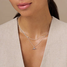 Load image into Gallery viewer, Orelia Dainty T-Bar Knot Necklace

