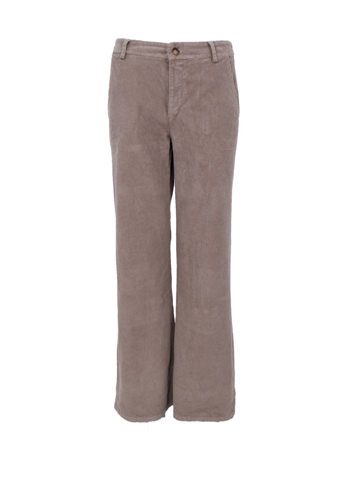Black Colour -BCCORA Corduroy Box Pant