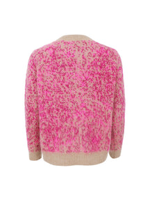 Black Colour - Ria Knit Jumper Berry Mix
