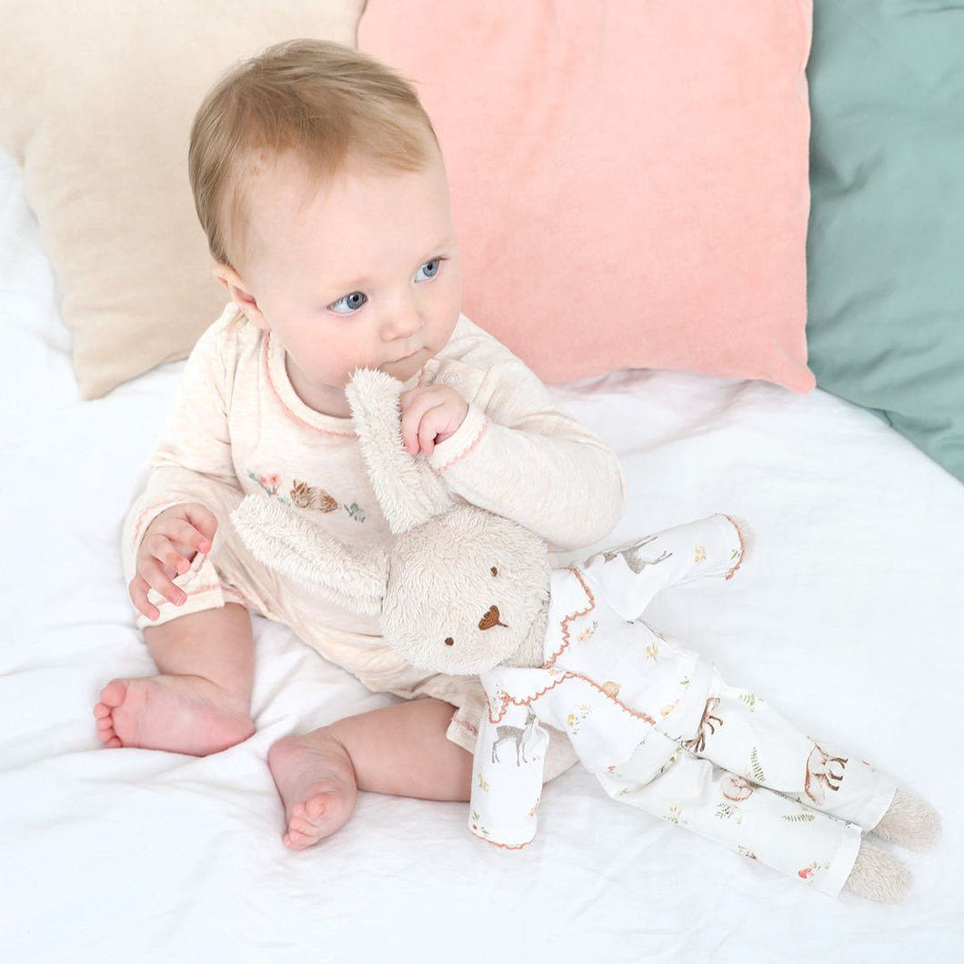 Albetta - Embroidered Hare Baby Grow