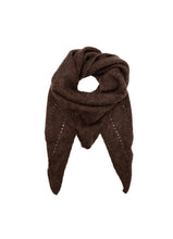 Load image into Gallery viewer, Black colour Dell Knitted Mini Scarf
