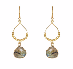 Ashiana Labradorite drop earrings