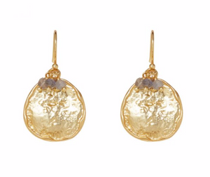 Ashiana- Solange labradorite earrings