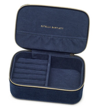 Load image into Gallery viewer, Estella Bartlett- mini jewellery box navy velvet
