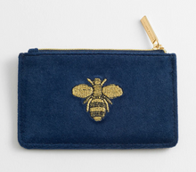 Load image into Gallery viewer, Estella Bartlett- Card purse navy velvet
