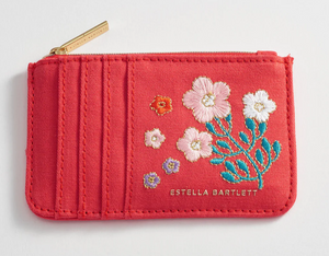 Estella Bartlett Embroided Card Purse